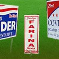 Political Lawn Signs